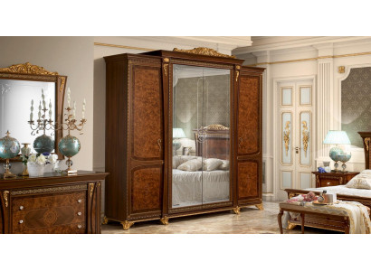 Schrank MobilPiu Luxury Massivholz Schränke Kleiderschrank Schlafzimmer Neu