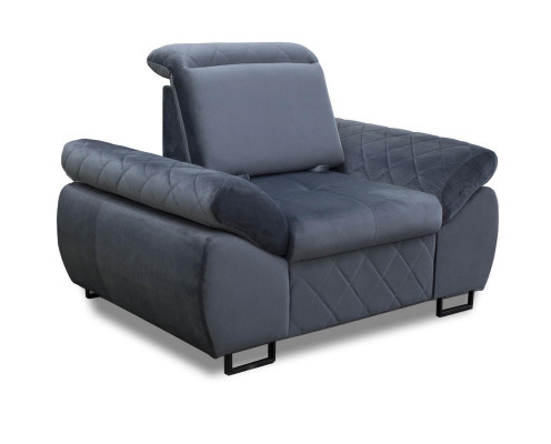 Sessel 1 Sitzer Polster Sofas Lounge Club Möbel Design Wohnzimmer Textil Couch