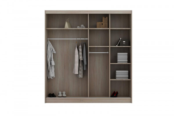 Schlafzimmer Möbel Wohnen Holz Neu Kleiderschränke Schwebetüren Kleider Schrank