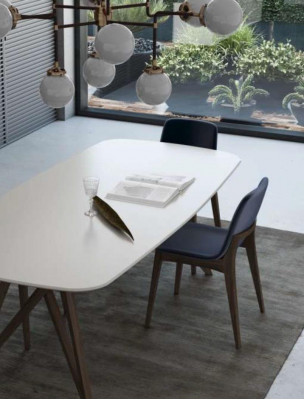 Walnuss Natur Küchentisch Esszimmermöbel Moderner Stil Luxus Möbel Tisch