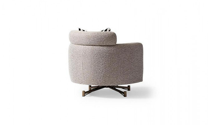 Sofagarnitur Viersitzer Sessel Stoffsofa Polstersofa Grau Set 3tlg