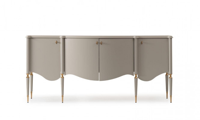 Anrichte Sideboard Schrank Holz Beige Kommode Esszimmer Möbel