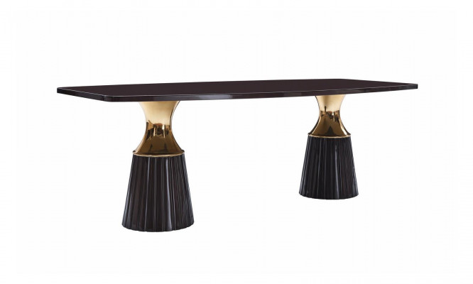 Esszimmertisch Esstisch Tisch Schwarz Holztisch Esszimmer Design