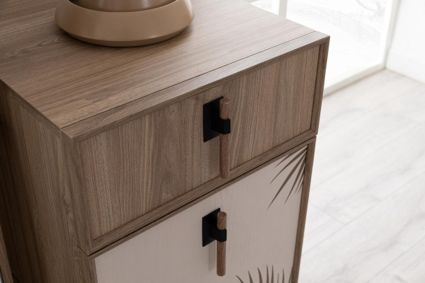 Schlafzimmer Luxus Moder Kommode mit Spiegel Modern Möbel Holz Neu