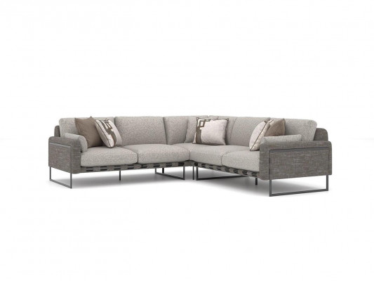  Luxus Möbel Eck Garnitur Wohnzimmer Einrichtung Sofa Couch L-Form Neu