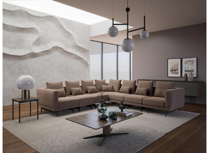 Wohnzimmer Garnitur 3tlg Einrichtung Holz Couchtisch Designer Beistelltisch