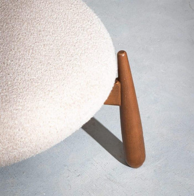  Sessel Modern Design Wohnzimmer Möbel beige farbe Luxus Stil Neuheit