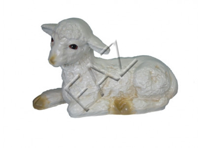 Design Schaf liegend Figur Garten Statue Skulptur Figuren Skulpturen Statuen Neu