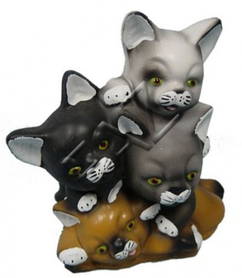 Design Katzen Figur Garten Statue Skulptur Figuren Skulpturen Dekoration  Neu	