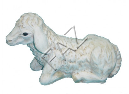 Design Das liegende Schaf Figur Garten Statue Skulptur Figuren Skulpturen  Neu