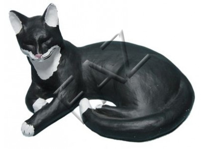 Design Katze Figur Garten Statue Skulptur Figuren Skulpturen Dekoration C345 Neu