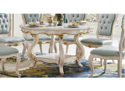 Rund Esstisch Runder Wohnzimmertisch Tisch Design Massivholz Esszimmer 135cm