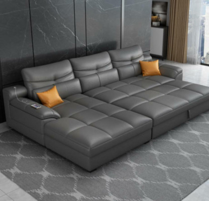Sofa Couch Ecksofa U-form Polster Modern Relax Sitz Luxus Möbel Wohnlandschaft