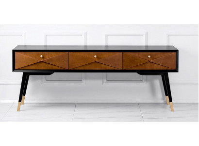 Konsolentisch Tisch Konsole Kommode Sideboard Holz Modern Luxus Braun Design Neu