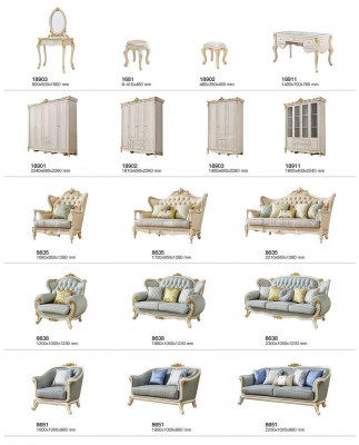 Tisch Klassische Spiegel Schlafzimmer Kommode Konsole Schminktisch Hocker 2tlg