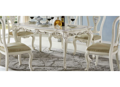 Königlicher Esstisch Holztisch Barock Rokoko Tisch Esszimmer Klassisch