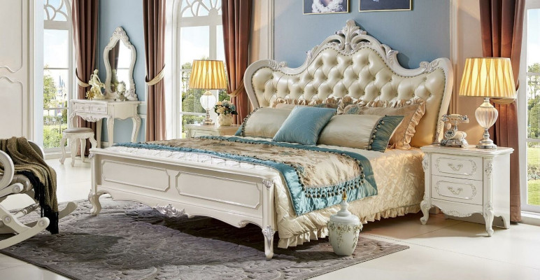 Tisch Klassische Konsole Spiegel Schminktisch Schlafzimmer Kommode