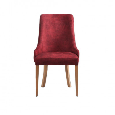 Roter Chesterfield Stuhl Moderner Lehnstuhl Luxus Polster Einsitzer Esszimmer Stühle