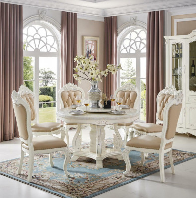 Chesterfield Set Gruppe Stühle Polster Garnitur Sessel 6x Stuhl Massivholz