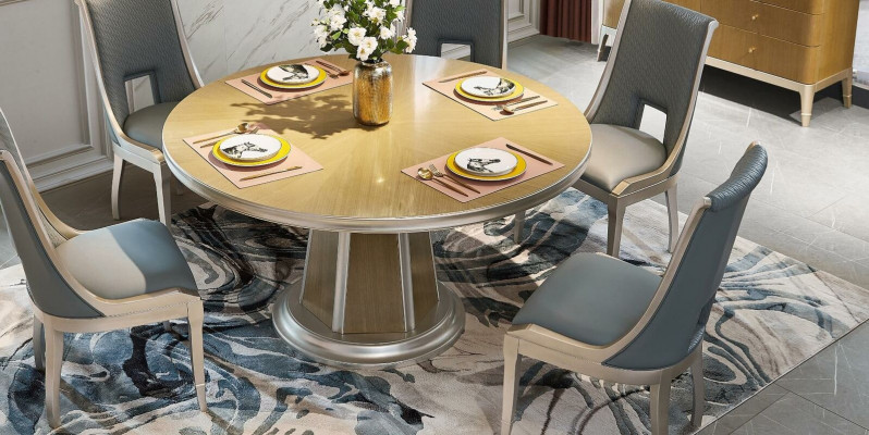 Rund Esstisch Massivholz Designer Design Wohnzimmertisch Tisch Esszimmer