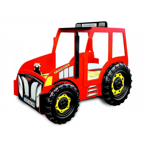Bauer Farmer Truck Kinder Kinderbett Jugendbett Bett Traktor Rot Neu Betten