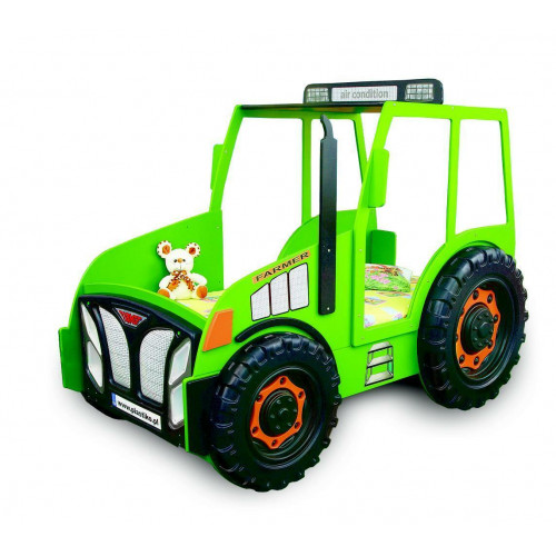 Bauer Farmer Truck Kinder Kinderbett Jugendbett Bett Traktor Grün Neu Betten