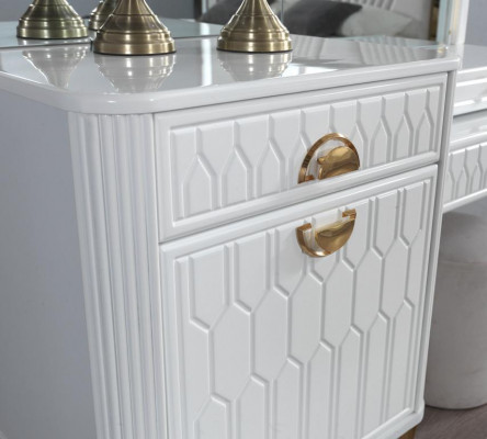 Schlafzimmer Kommode mit Spiegel Konsole Kommoden Schminktische Möbel