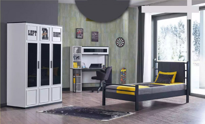 Sekretär Schreibtisch Tisch 130x60x171 Schreibtische Tische Möbel Holz Computer