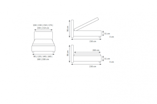 Polsterbett Betten Bett Polster Leder Textil Designer Hotel Doppel Luxus