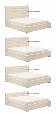 BETT DESIGNER POLSTERBETT EHEBETT DOPPELTBETT MINI-MAXI 2101