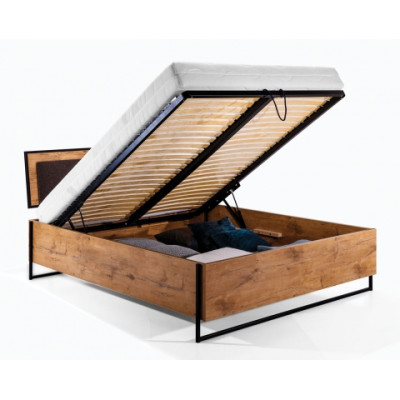Loft Bett Holz Designer Betten Polster Leder Textil Stoff Hote 140 160 180