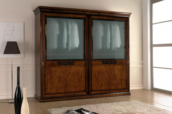 Kleiderschrank Holzschrank Schrank Massive Schlafzimmer Möbel Holz Echtholz Neu
