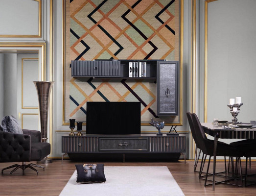 Esstisch 6x Stuhl Gruppe Tisch Möbel 8tlg. Set Esszimmer Garnitur