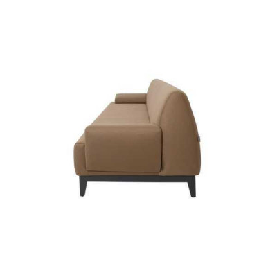 Brauner Zweisitzer Wohnzimmer Polster 2-Sitzer Moderner 2-er Couch Neu
