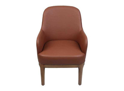 Brauner Wohnzimmer Sessel Designer Einsitzer Luxus Lehnstuhl Stühle