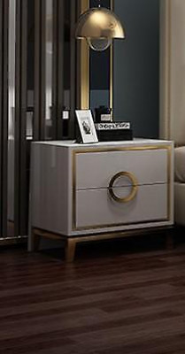 Design Nacht Tisch Konsole Beistell Konsolen Tische Schlaf Zimmer Luxus Holz Neu