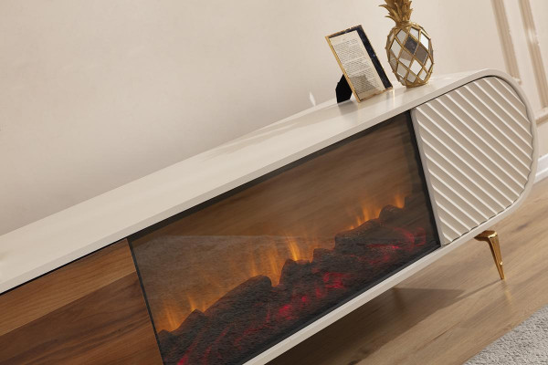 TV Ständer RTV Lowboard Regale Sideboard Tisch Modern Weiß Luxus Neu