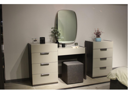 Design Schminktisch mit Spiegel Luxus Schlafzimmer Möbel Hocker 3tlg. Neu