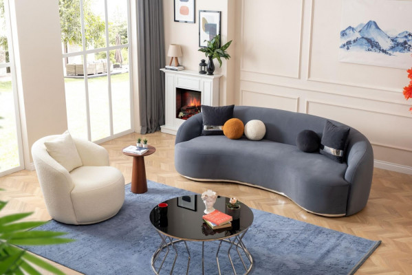 Designer Wohnzimmer Set Sofa 2tlg. Sofagarnitur 3+1 Sitzer Couchen