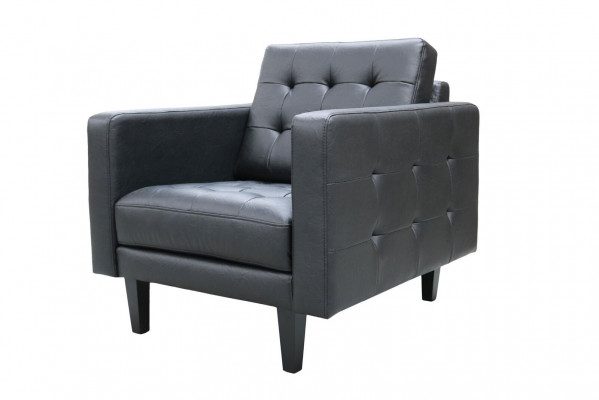 Sessel Club Lounge Designer Lehn Stuhl Polster Sofa 1 Sitzer Fernseh Leder