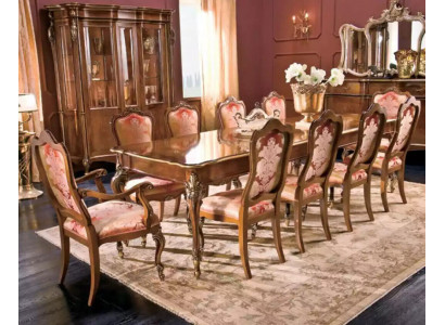 Esstisch 10x Stühle Gruppe Esszimmer Wohnzimmer Garnitur 11tlg Set Möbel