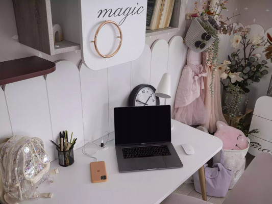 Designer Kinderzimmer Möbel Schreibtisch 2x Bücherregale Holzmöbel 3tlg