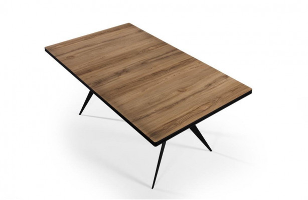 Luxus Esszimmertisch Ausziehbarer Design Küchentisch Holz Braun Tisch