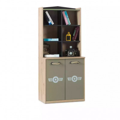 Kindermöbel Luxus Kinderzimmer Garnitur Bett Grün Bettrahmen 5tlg Holz