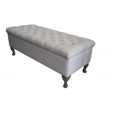 Hocker Chaiselounge Fußhocker Beistellhocker Sitzbank Chesterfield