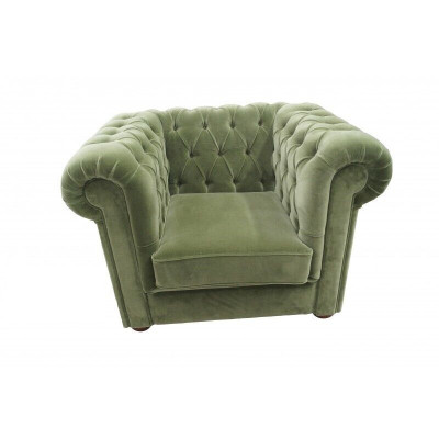 Chesterfield Sessel Couch Polster 1 Sitzer Samt Design Couchen Sofas