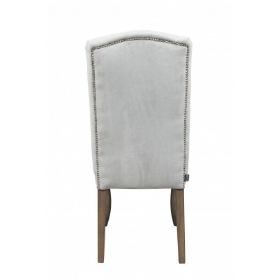 Designer Graue Chesterfield Polster Stühle 10-er Garnitur Hotelstühle Textilsitzer 