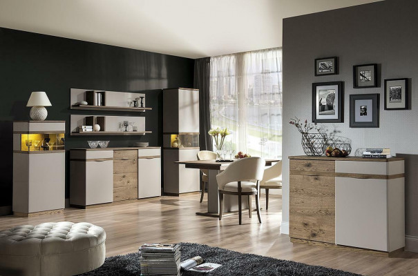  TV Lowboard Board Schrank Fernsehtisch Unterschank RTV Kommode Kommoden CM-RTV/M