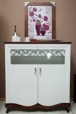 Bar Vitrine Schrank Kommode Kommoden Vitrinen Designer XXL Big Wohnzimmer MI-KB