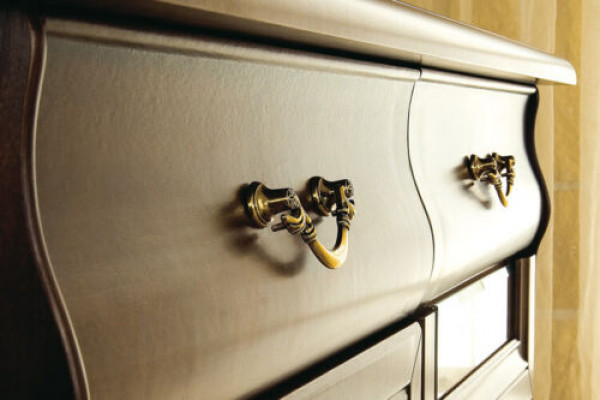 Klassische Schränke Schrank Schrankwand Kleiderschrank Holzschrank - Model N-3D